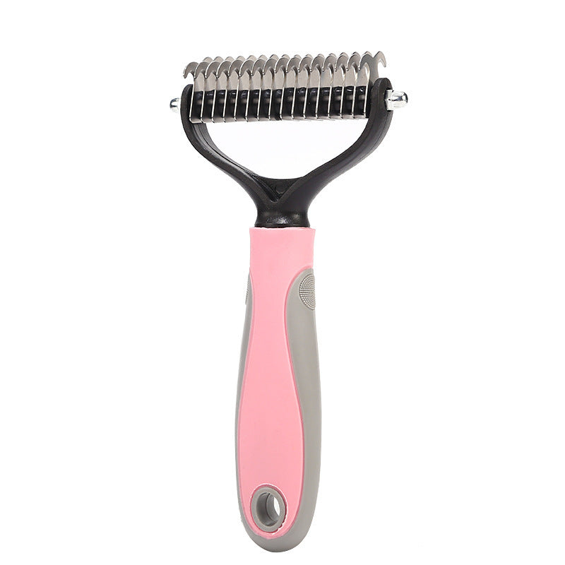 Stainless Double-sided Pet Hair Removal brush