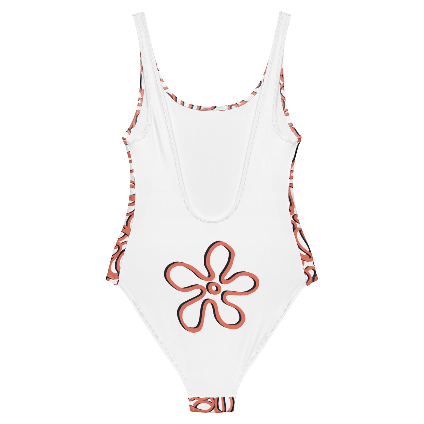 flowerOne-Piece Swimsuit