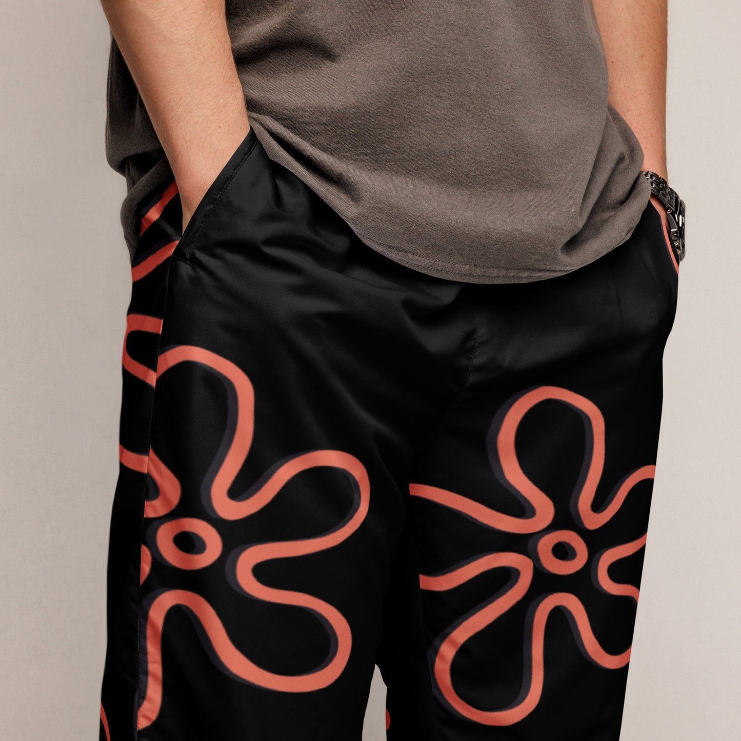 Flower Unisex track pants