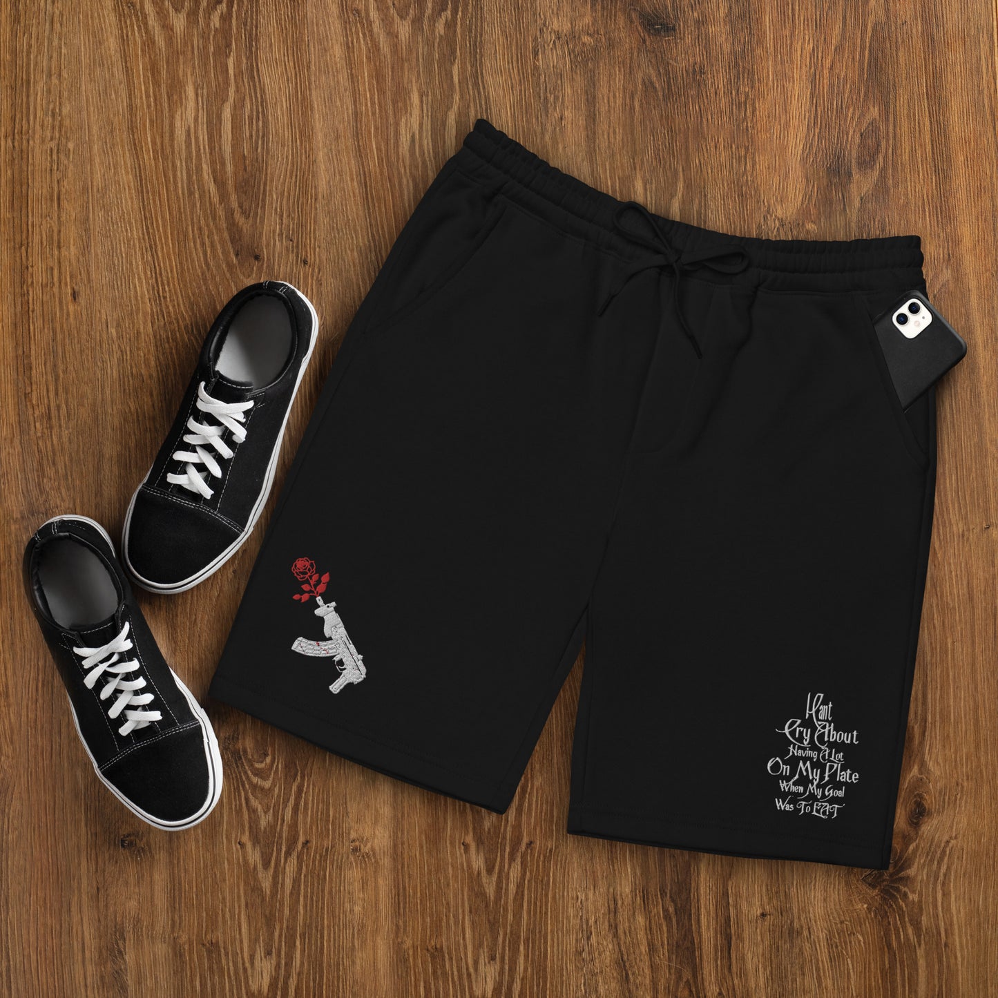 AK 40Rose Men's fleece shorts